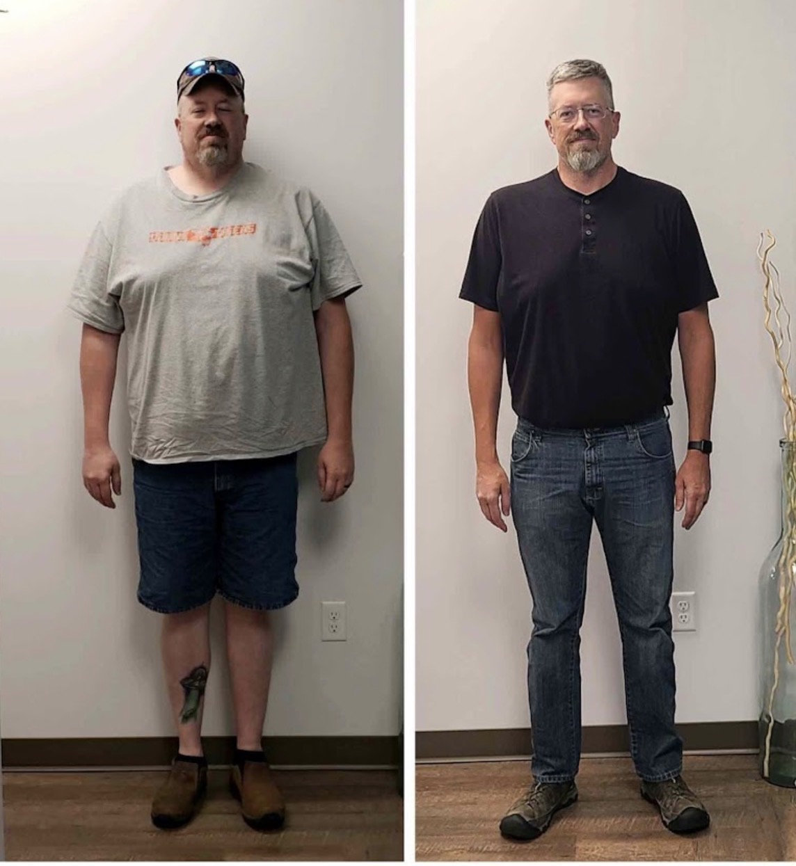 Client transformation — before and after